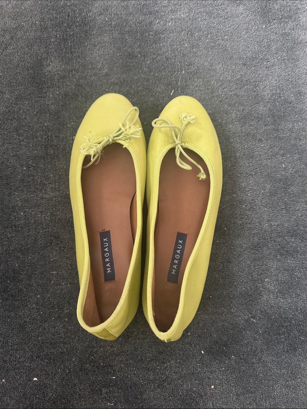 Margaux Lime Ballet Flats
